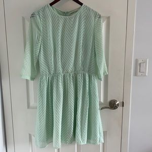 Pastel Green mini dress